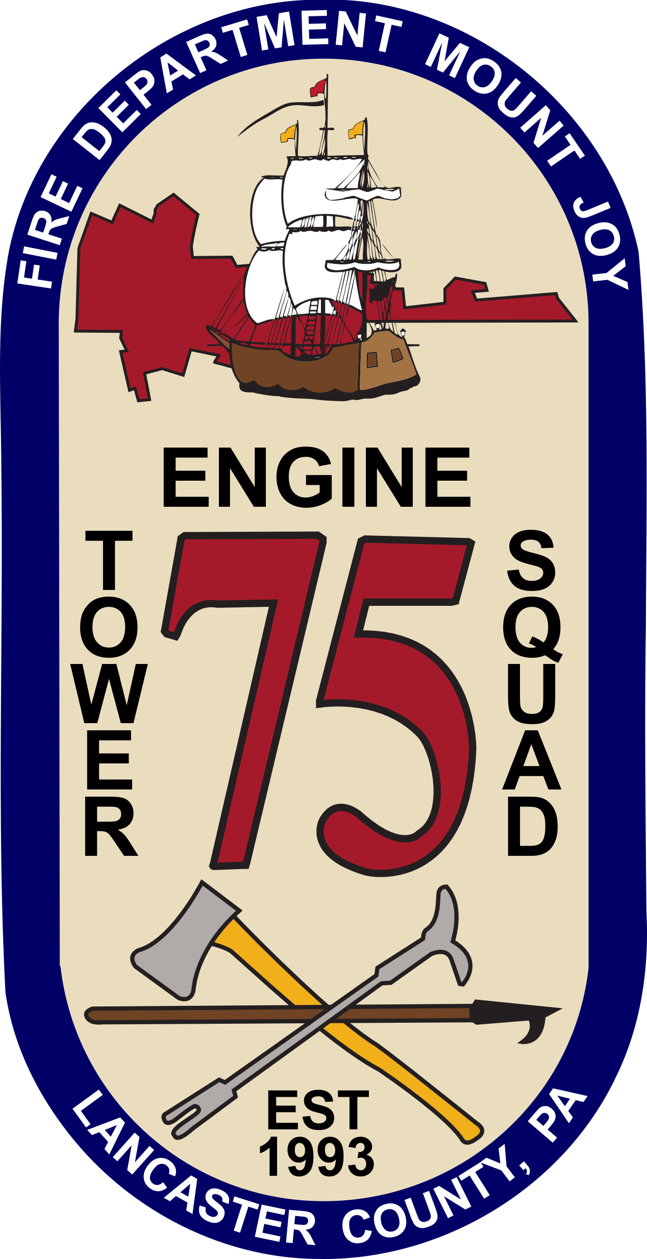 Fire Department Mount Joy Patch